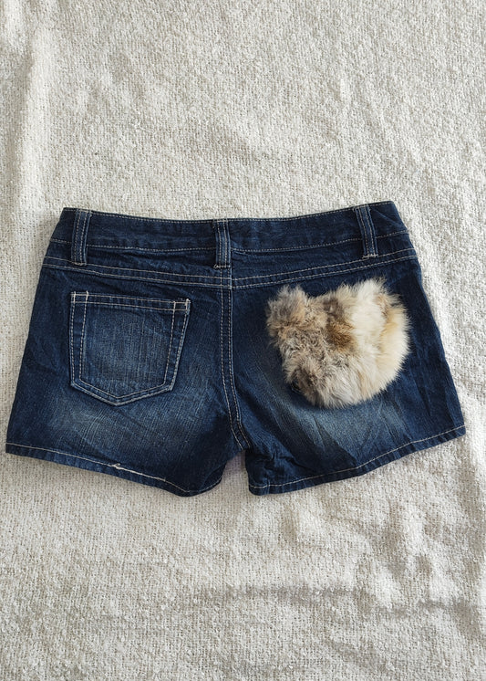 fur shorts