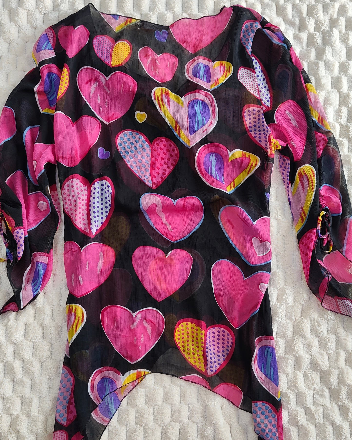 hearts assymetrical kurti