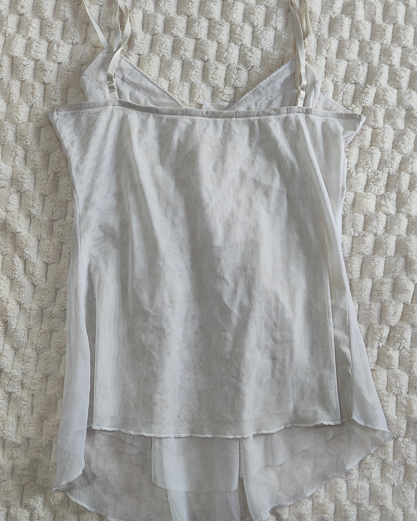 coquette white cami