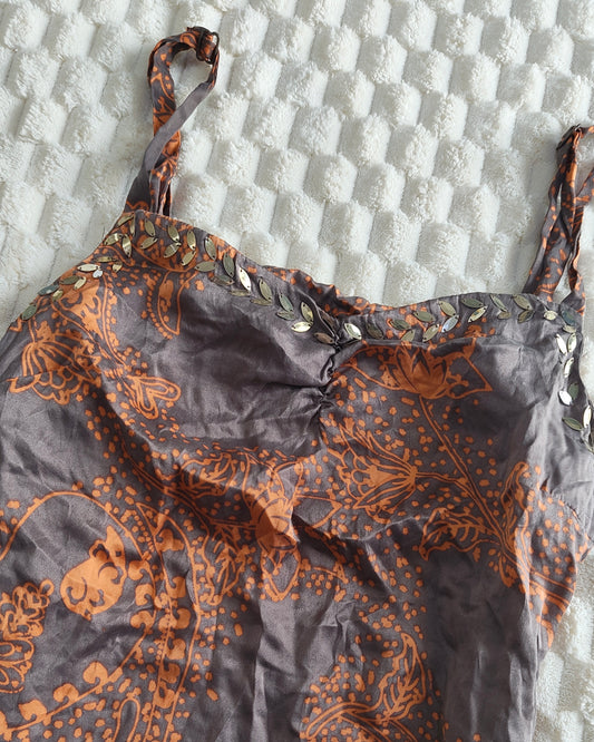 ethnic embellished cami