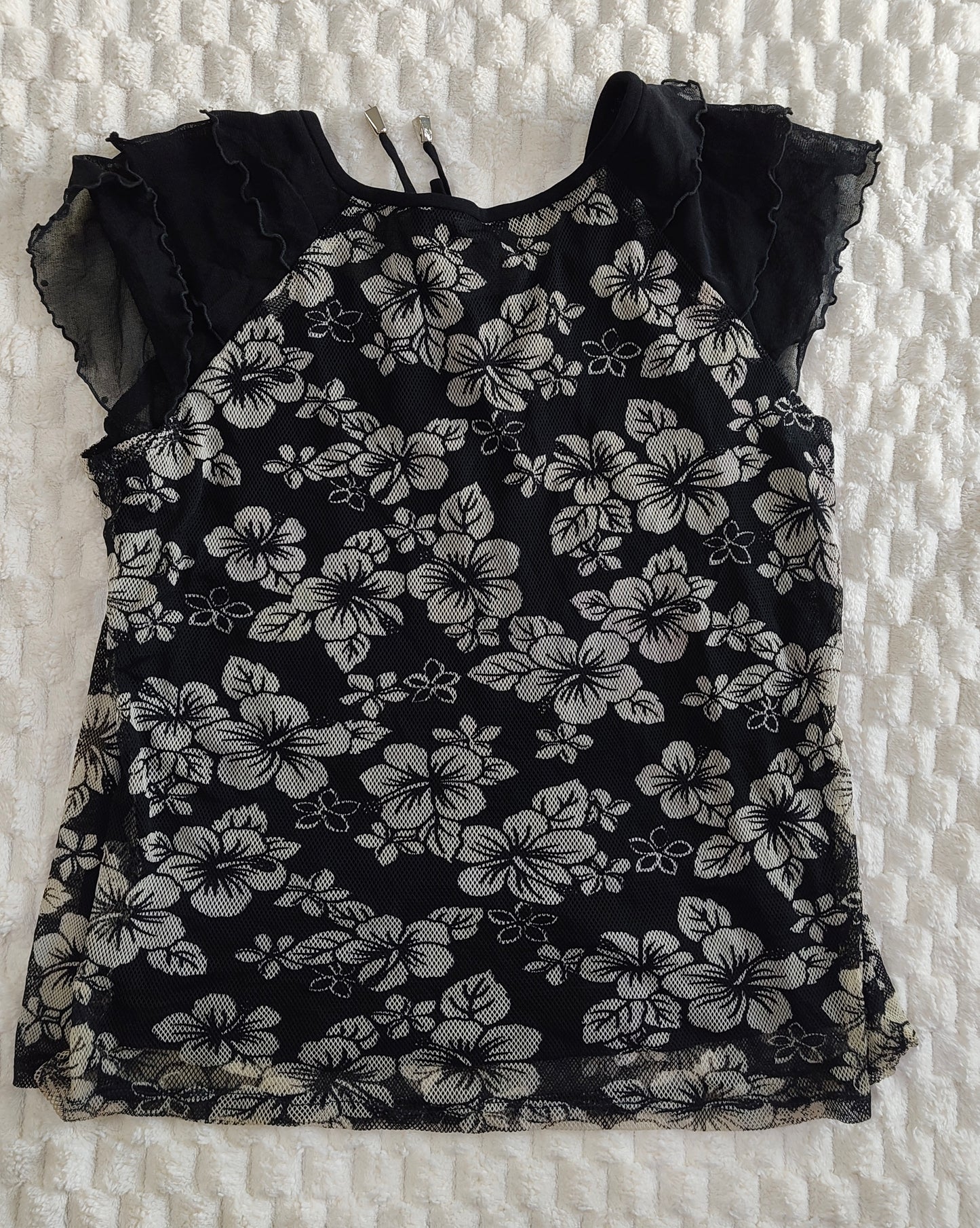 black floral