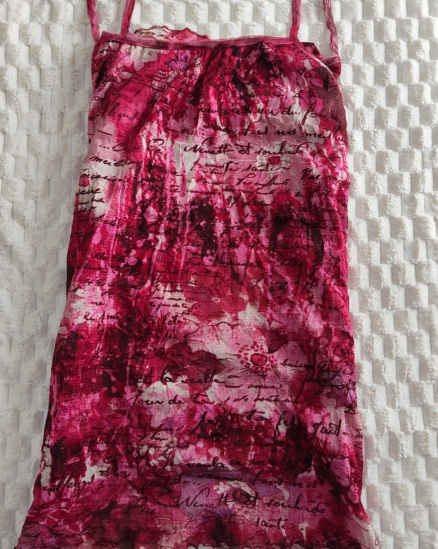 magenta funky cami