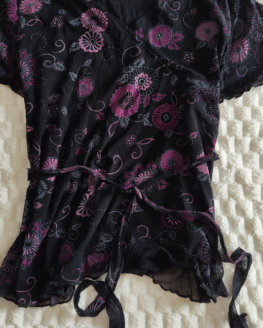 black purple whimsical