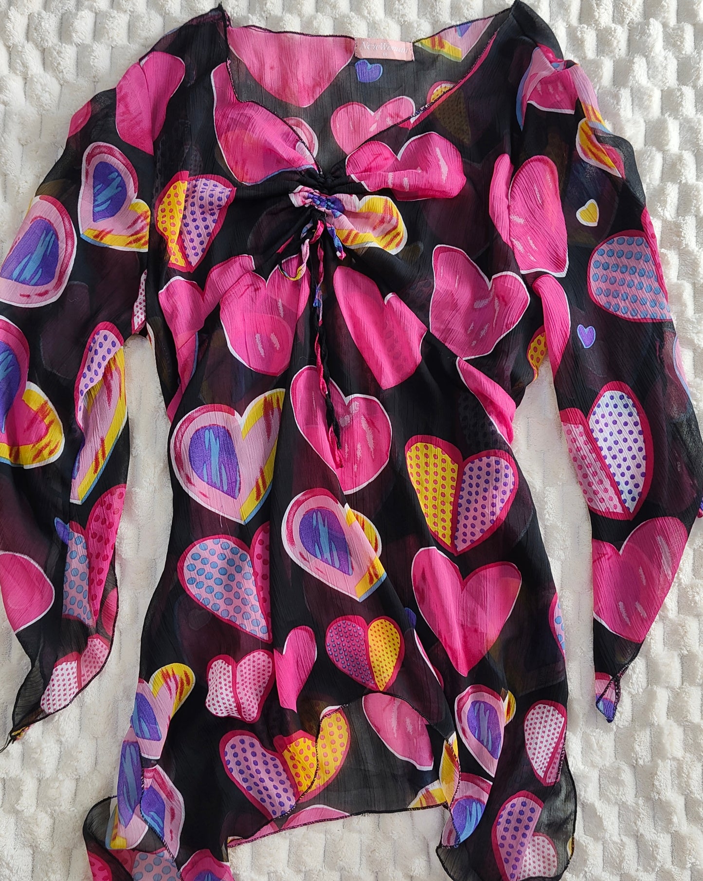 hearts assymetrical kurti