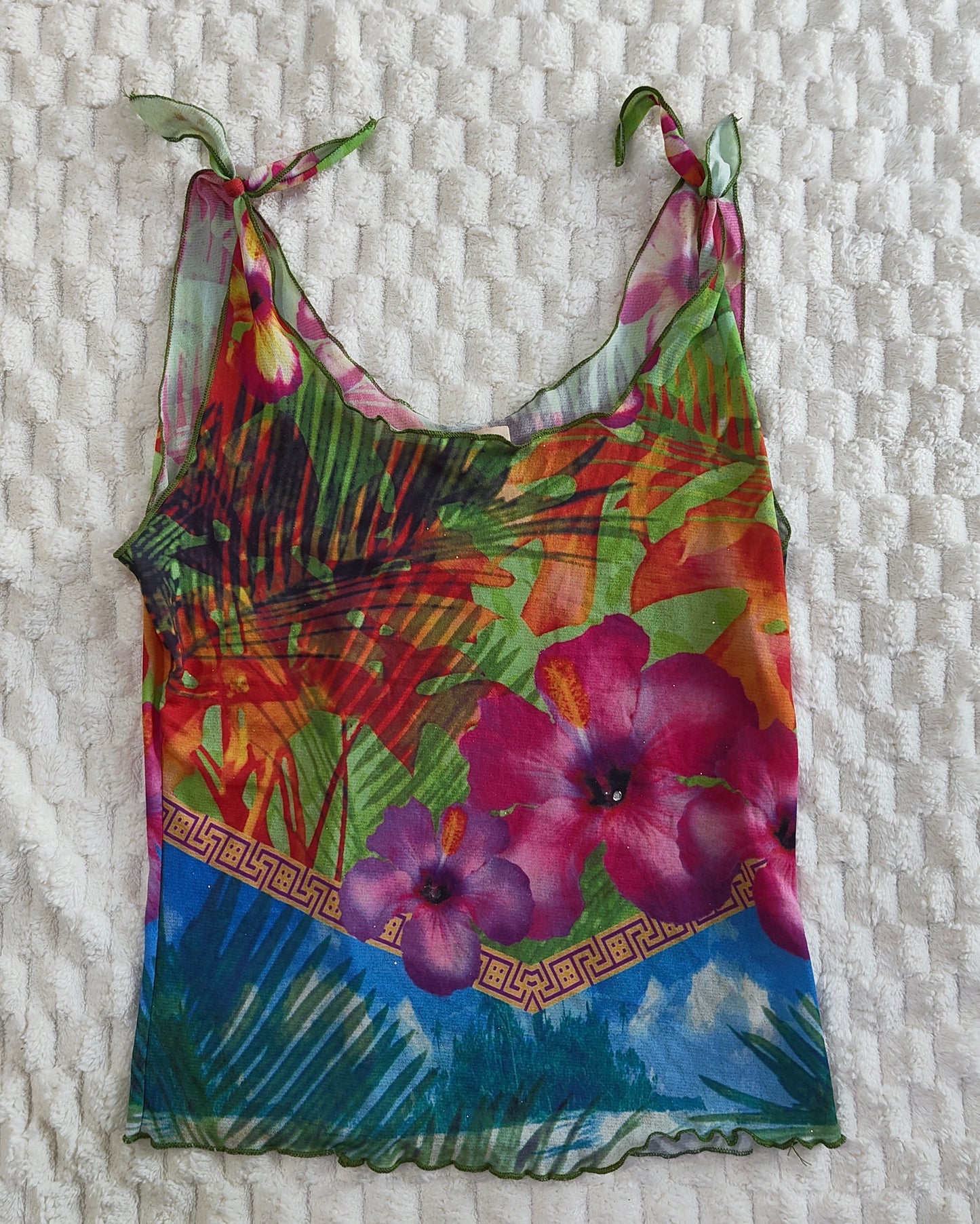 tropical sleeveless