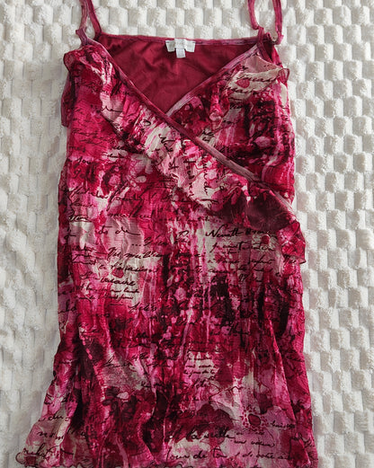 magenta funky cami