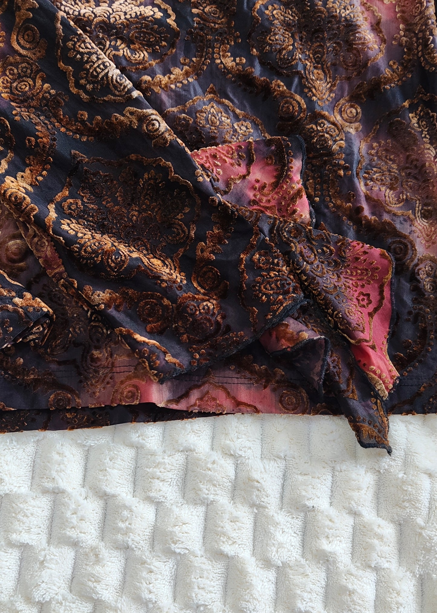 ruffles velour