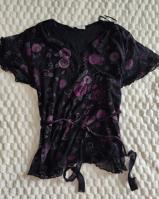 black purple whimsical