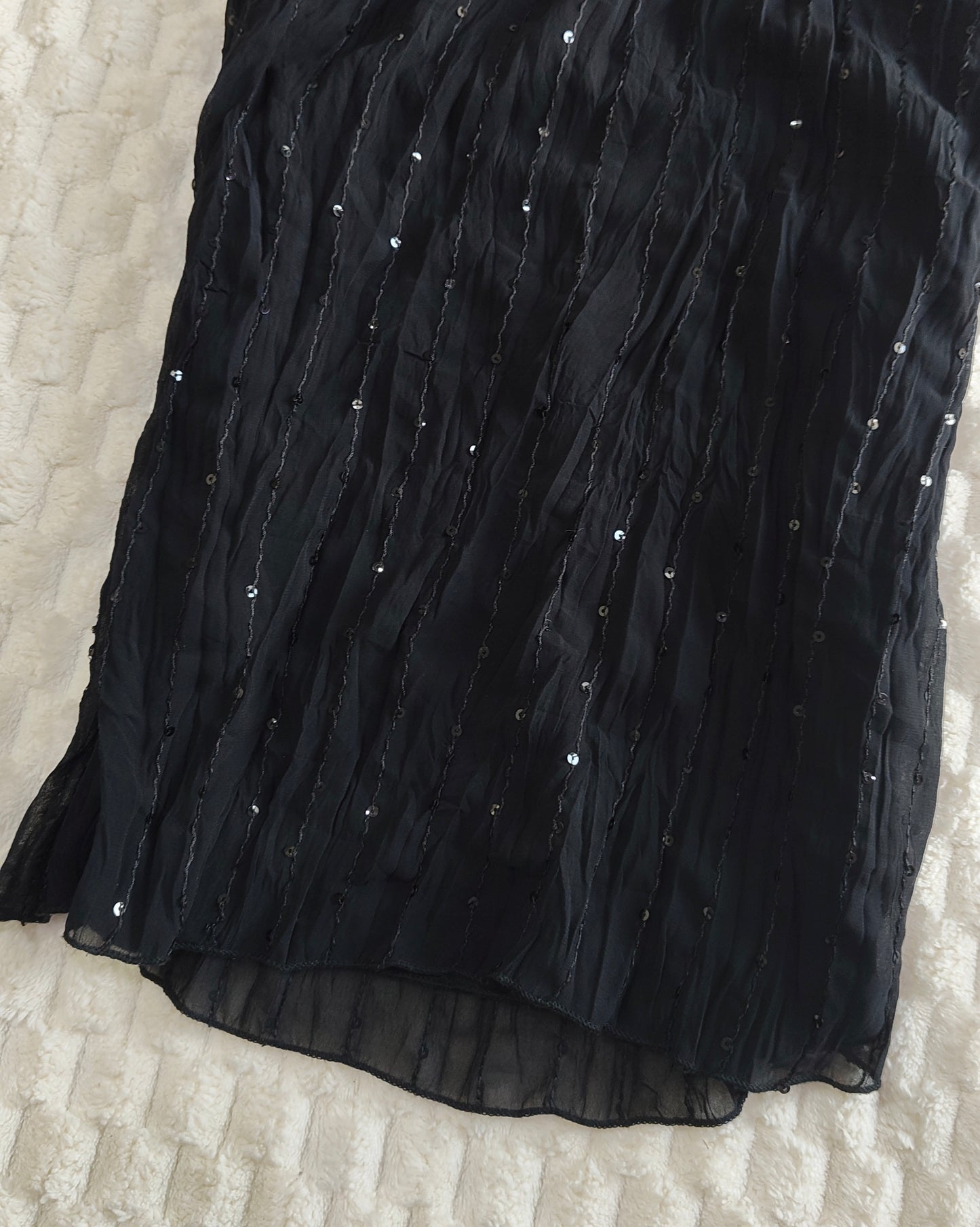 black shimmer tank