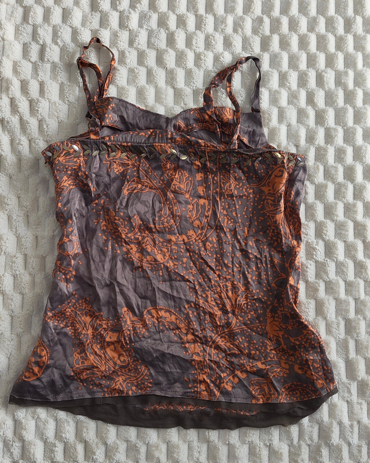 ethnic embellished cami