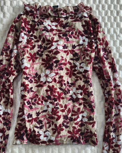 floral blouse