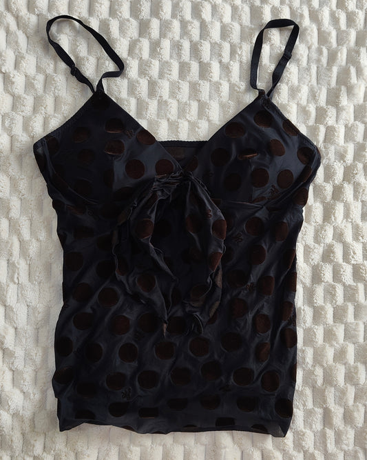 polka dots cami