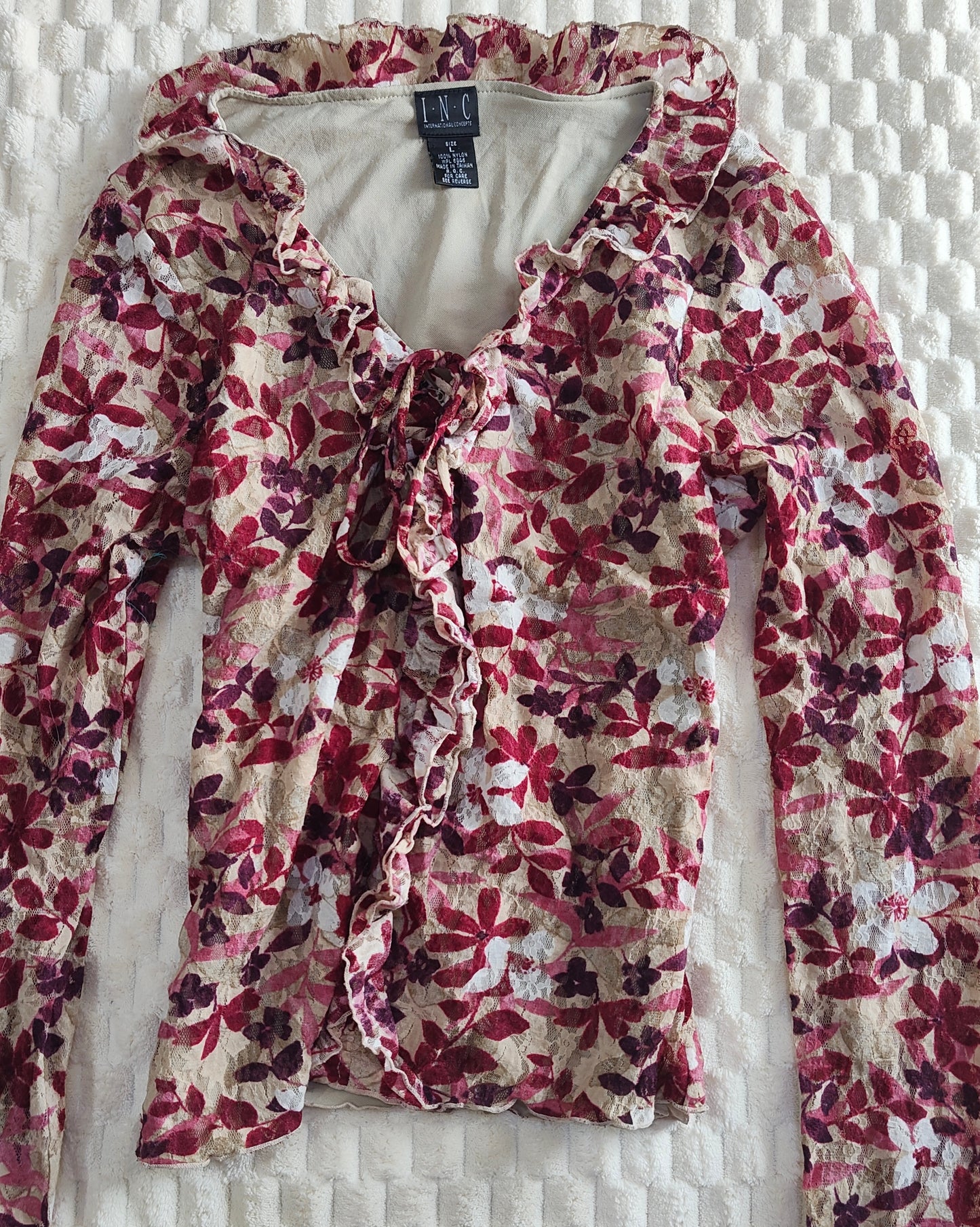 floral blouse