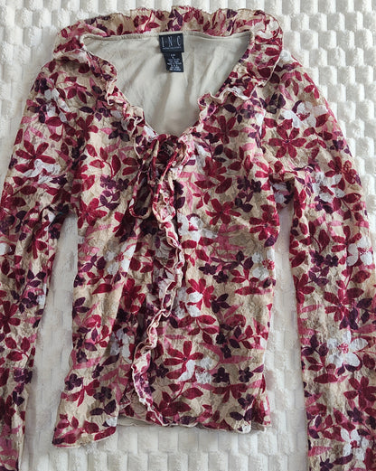 floral blouse