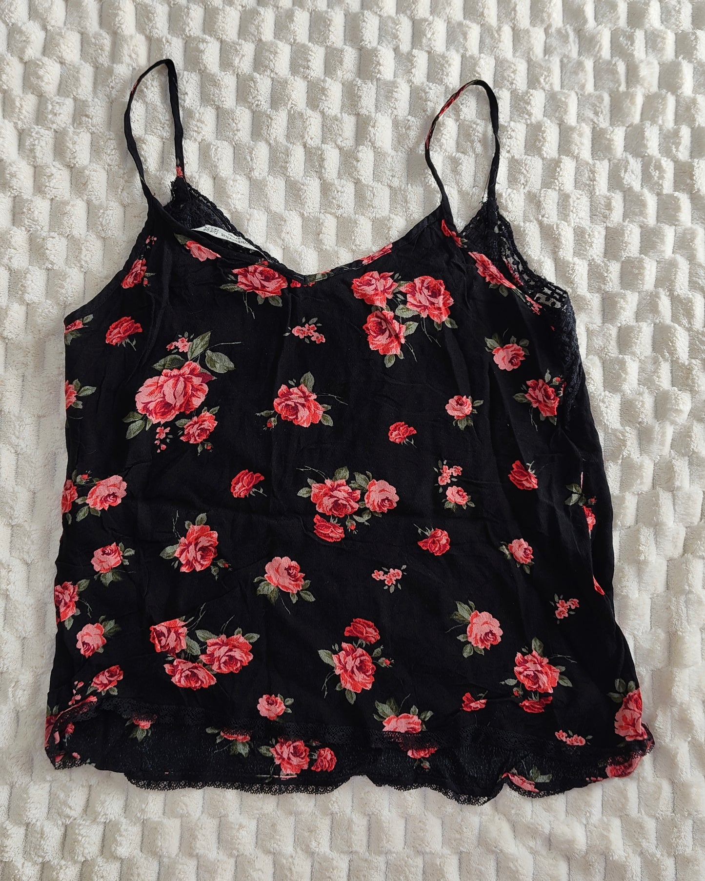 black floral cami