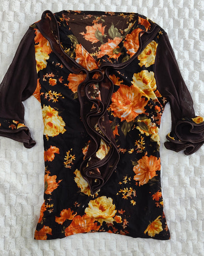 orange and brown