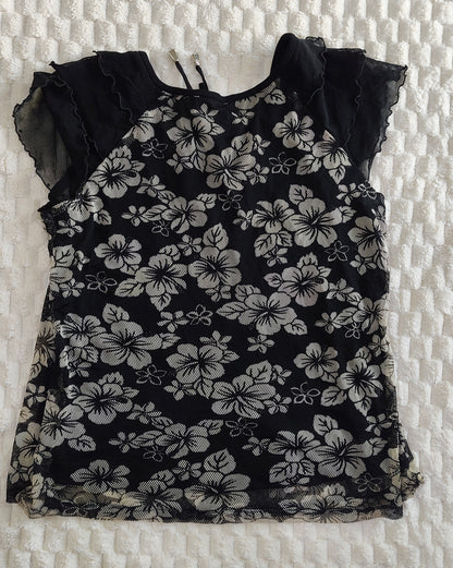 black floral